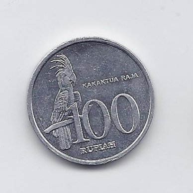 INDONESIA 100 RUPIAH 1999 KM # 61 XF/AU