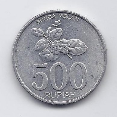 INDONEZIJA 500 RUPIAH 2003 KM # 67 XF
