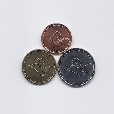 IRAQ 2004 3 COINS SET 1