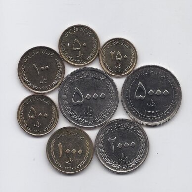 IRAN 2003 - 2013 8 coins set 1