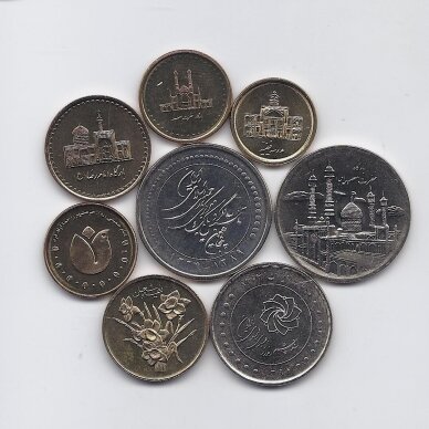 IRAN 2003 - 2013 8 coins set