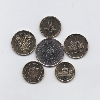IRANAS 2006 - 2012 m. 6 monetų rinkinys