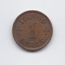 ICELAND 1 EYRIR 1942 KM # 5.2 VF