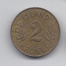 ISLANDIJA 2 KRONUR 1963 KM # 13a.1 VF