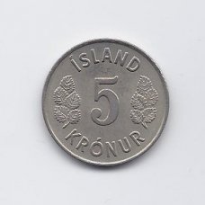 ISLANDIJA 5 KRONUR 1980 KM # 18 XF