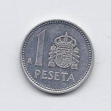 SPAIN 1 PESETA 1988 KM # 821 VF SPAIN 1 PESETA 1988 KM # 821 VF