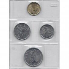 ISPANIJA 1981 m. 4 monetų rinkinys