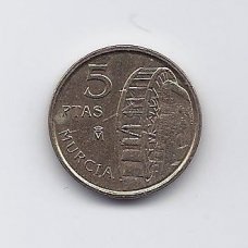 SPAIN 5 PESETAS 1999 KM # 1008 XF