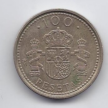 SPAIN 100 PESETAS 1998 KM # 989 VF