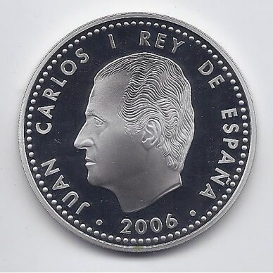 ISPANIJA 10 EURO 2006 KM # 1122 PROOF Karolis V 1