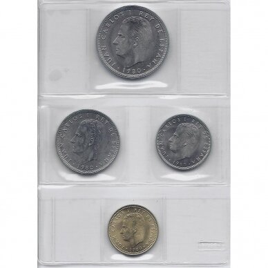 ISPANIJA 1981 m. 4 monetų rinkinys 1
