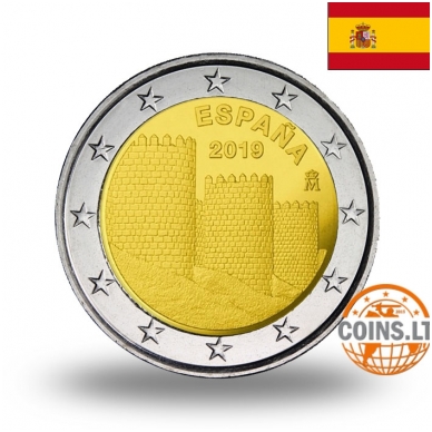 SPAIN 2 EURO 2019 AVILA