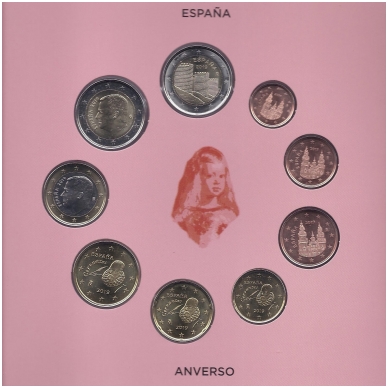 ISPANIJA 2019 m. Oficialus euro monetų rinkinys 1