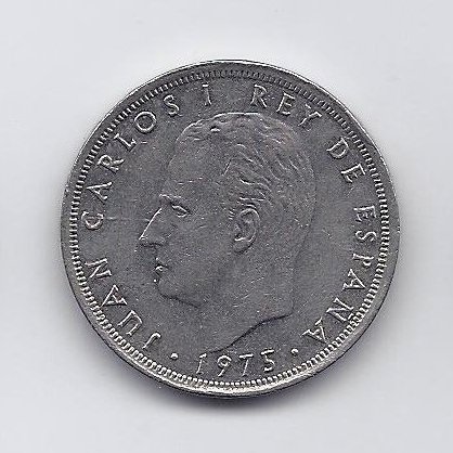 ISPANIJA 25 PESETAS 1975 (1978) KM # 808 VF 1