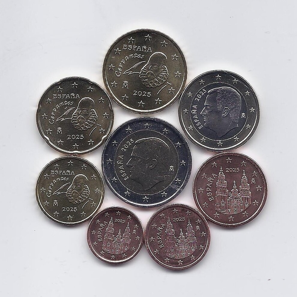 ISPANIJA 2025 m. euro monetų rinkinys