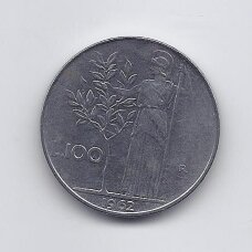 ITALIJA 100 LIRE 1962 KM # 96.1 VF