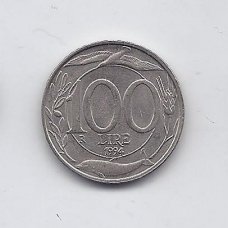 ITALIJA 100 LIRE 1994 KM # 159 VF