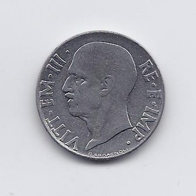 ITALY 20 CENTESIMI 1941 KM # 75 VF 1