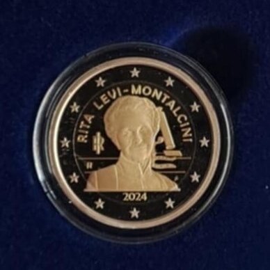 ITALIJA 2 EURO 2024 KM # 525 PROOF Rita Levi - Montalčini 1