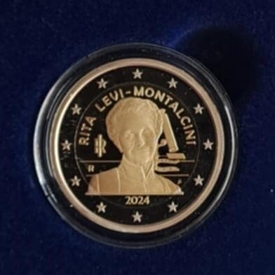 ITALIJA 2 EURO 2024 KM # 525 PROOF Rita Levi - Montalčini 1