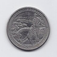 JAV 25 CENTS 2016 D KM # 638 VF Theodore Roosevelt JAV 25 CENTS 2016 D KM # 638 VF Theodore Roosevelt
