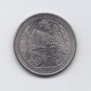 JAV 25 CENTS 2017 P KM # 655 VF Ozark Riverways JAV 25 CENTS 2017 P KM # 655 VF Ozark Riverways