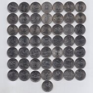 USA 50 x 25 CENTS 1999 - 2008 P coins set