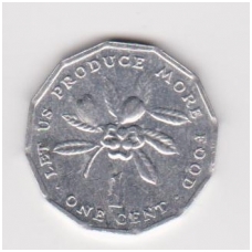 JAMAICA 1 CENT 1980 KM # 64 VF-XF JAMAICA 1 CENT 1980 KM # 64 VF-XF