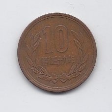 JAPONIJA 10 YEN 1964 Y # 73a VF JAPONIJA 10 YEN 1964 Y # 73a VF