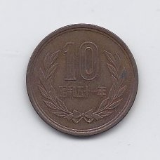 JAPONIJA 10 YEN 1976 Y # 73a VF/XF JAPONIJA 10 YEN 1976 Y # 73a VF/XF