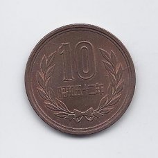 JAPONIJA 10 YEN 1977 Y # 73a XF