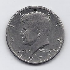 USA 1/2 DOLLAR 1971 D KM # 202b VF/XF USA 1/2 DOLLAR 1971 D KM # 202b VF/XF