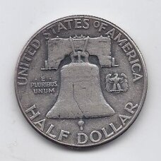 JAV 1/2 DOLLAR 1963 KM # 199 VF