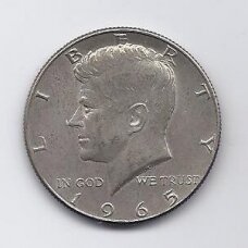 JAV 1/2 DOLLAR 1965 KM # 202a VF ( Kenedis )