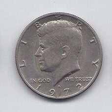 USA 1/2 DOLLAR 1972 D KM # 202b VF/XF USA 1/2 DOLLAR 1972 D KM # 202b VF/XF