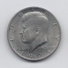 JAV 1/2 DOLLAR 1973 KM # 202b VF/XF