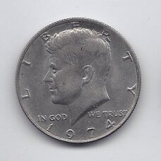 USA 1/2 DOLLAR 1974 KM # 202b VF/XF USA 1/2 DOLLAR 1974 KM # 202b VF/XF