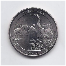 USA 25 CENTS 2014 P KM # 570 UNC Everglades National Park USA 25 CENTS 2014 P KM # 570 UNC Everglades National Park