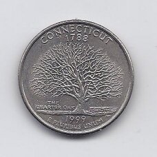 USA 25 CENTS 1999 P KM # 297 VF Connecticut USA 25 CENTS 1999 P KM # 297 VF Connecticut