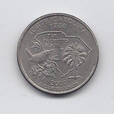 USA 25 CENTS 2000 D KM # 307 VF South Carolina USA 25 CENTS 2000 D KM # 307 VF South Carolina