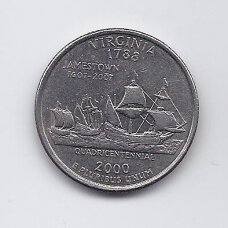 USA 25 CENTS 2000 D KM # 309 VF Virginia USA 25 CENTS 2000 D KM # 309 VF Virginia