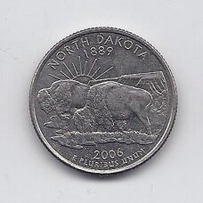 USA 25 CENTS 2006 D KM # 385 VF North Dakota USA 25 CENTS 2006 D KM # 385 VF North Dakota