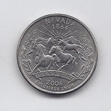 USA 25 CENTS 2006 P KM # 382 VF Nevada USA 25 CENTS 2006 P KM # 382 VF Nevada