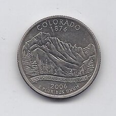 USA 25 CENTS 2006 P KM # 384 VF Colorado USA 25 CENTS 2006 P KM # 384 VF Colorado