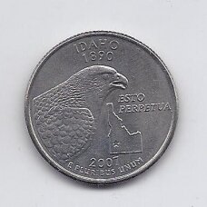 USA 25 CENTS 2007 P KM # 398 VF Idaho USA 25 CENTS 2007 P KM # 398 VF Idaho