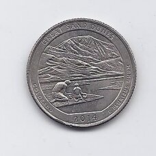 USA 25 CENTS 2014 P KM # 569 VF Great Sand Dunes