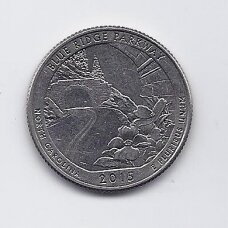 USA 25 CENTS 2015 P KM # 599 VF Blue Ridge parkway USA 25 CENTS 2015 P KM # 599 VF Blue Ridge parkway