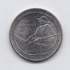 USA 25 CENTS 2016 P KM # 636 UNC Cumberland Cap