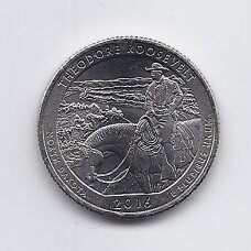 USA 25 CENTS 2016 P KM # 638 XF/AU Theodore Roosevelt USA 25 CENTS 2016 P KM # 638 XF/AU Theodore Roosevelt
