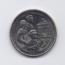 USA 25 CENTS 2017 D KM # 656 UNC Ellis Island USA 25 CENTS 2017 D KM # 656 UNC Ellis Island